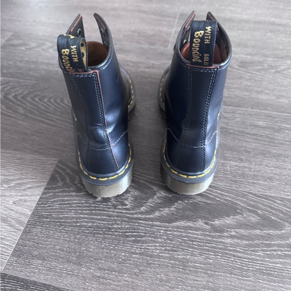 Dr. Marten 1460 Bex Made in England Toe Cap Lace Up Boots - Picture 7 of 8